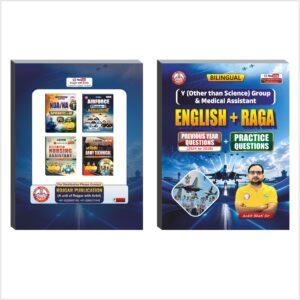 Air Force Y Group( English + RAGA Previous Year Questions (2024-2025) + Practice Questions) Bilingual Book By Ankit Bhati Sir RWA